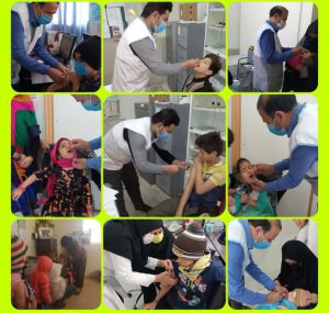 اجرای برنامه واکسیناسیون تکمیلی و بیماریابی سل اتباع غیر ایرانی در اردستان 