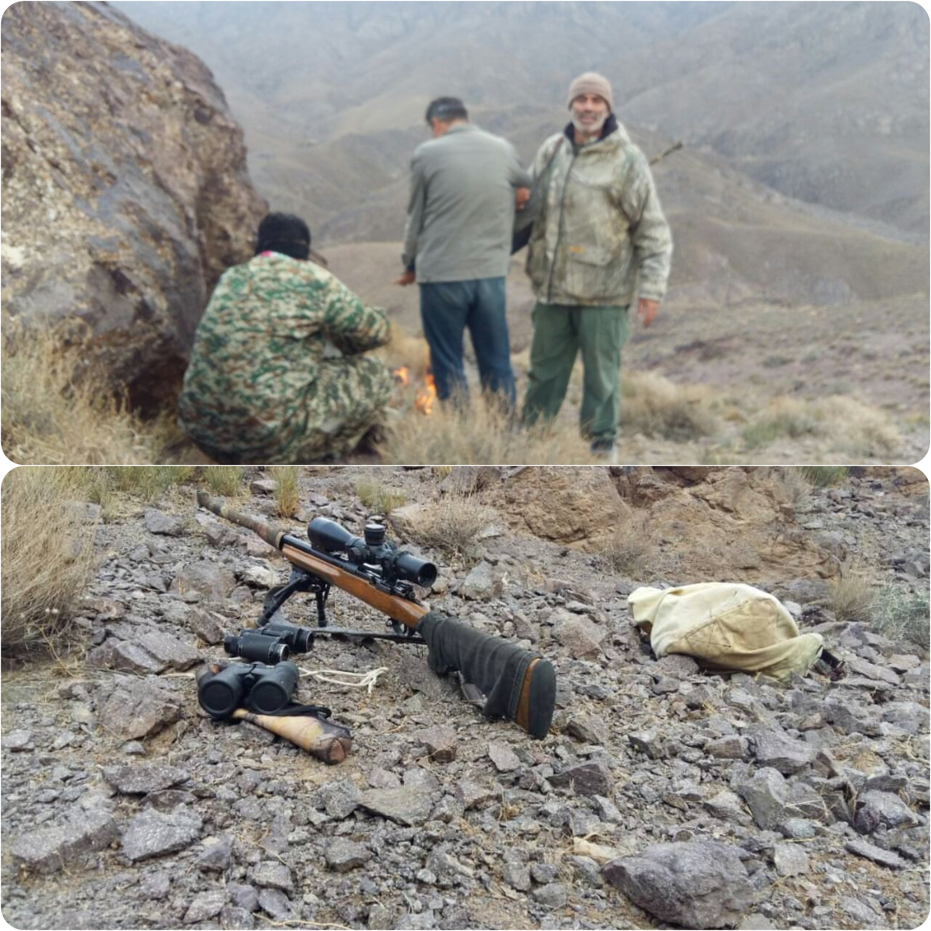 دستگیری دو شکارچی متخلف در منطقه حفاظت شده کهیاز