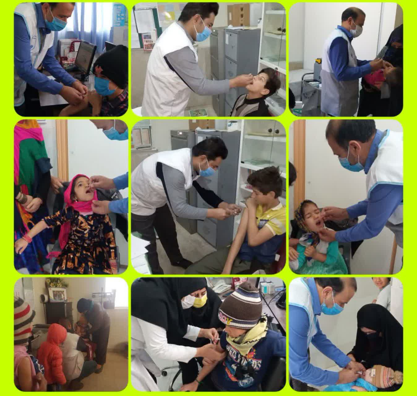 اجرای برنامه واکسیناسیون تکمیلی و بیماریابی سل اتباع غیر ایرانی در اردستان  